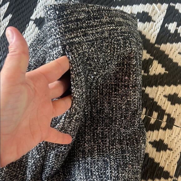 Talbots woman’s  Black and White Hampshire ankle pant Pants   C - Picture 4 of 7